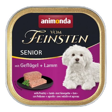 Animonda vom Feinsten Dog Senior Drób i Jagnięcina 150g