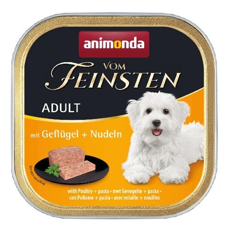 Animonda vom Feinsten Dog Adult Drób i Makaron 150g