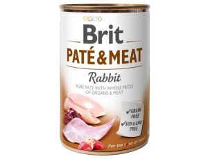 Brit Pate & Meat Dog Rabbit puszka 400g