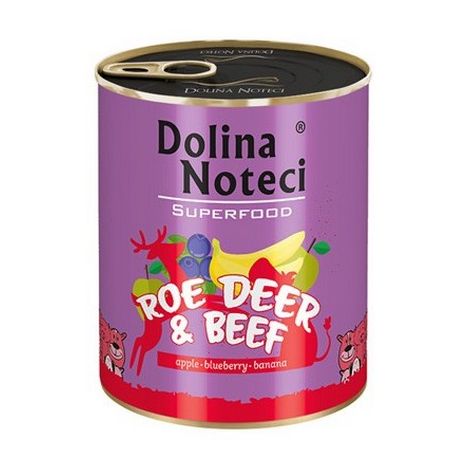 Dolina Noteci Superfood Pies Sarna i wołowina puszka 800g