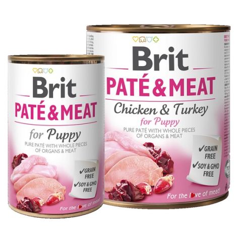 Brit Pate & Meat Dog Puppy puszka 800g - 2