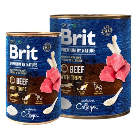 Brit Premium By Nature Beef & Tripe puszka 400g