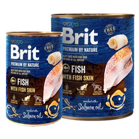 Brit Premium By Nature Fish & Fish Skin puszka 400g