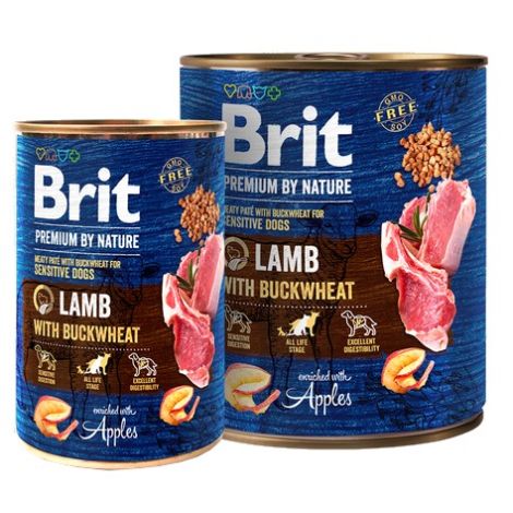 Brit Premium By Nature Lamb & Buckwheat puszka 800g