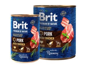 Brit Premium By Nature Pork & Trachea puszka 400g