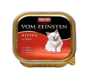 Animonda vom Feinsten Cat Kitten z Wołowiną tacka 100g - 2