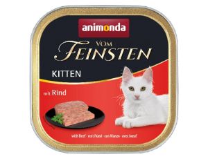 Animonda vom Feinsten Cat Kitten z Wołowiną tacka 100g