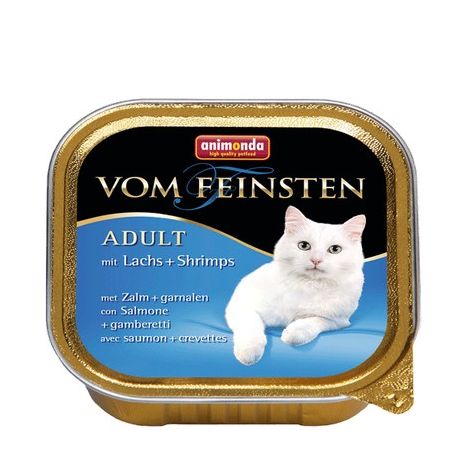 Animonda vom Feinsten Cat Adult z Łososiem i Krewetkami tacka 100g - 3