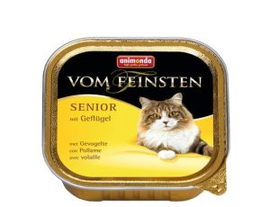 Animonda vom Feinsten Cat Senior z Drobiem tacka 100g - 2