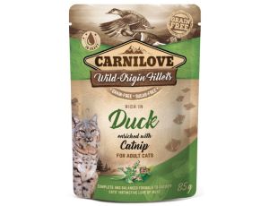 Carnilove Cat Duck & Catnip - kaczka i kocimiętka saszetka 85g