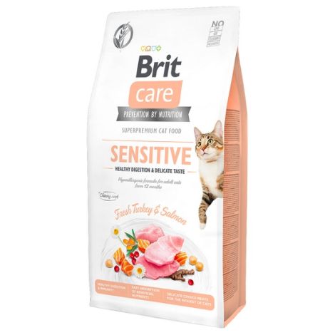 Brit Care Cat Grain Free Sensitive Healthy Digestion & Delicate Taste 400g