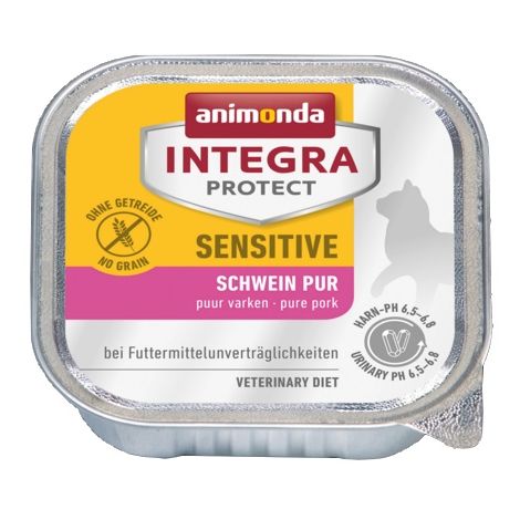 Animonda Integra Protect Sensitive dla kota - z wieprzowiną tacka 100g