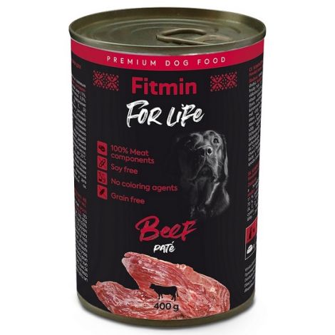 Fitmin Dog For Life Beef puszka 400g