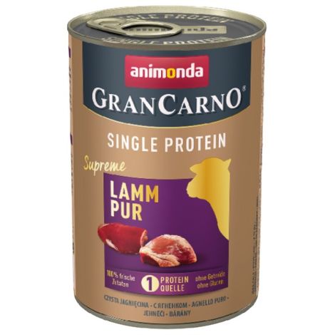 Animonda GranCarno Single Protein Jagnięcina puszka 400g - 2