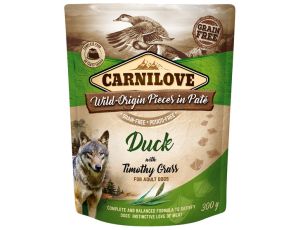 Carnilove Dog Duck & Timothy Grass - kaczka i tymotka łąkowa saszetka 300g