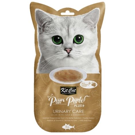 Kit Cat PurrPuree Plus+ Tuna Urinary Care 4x15g