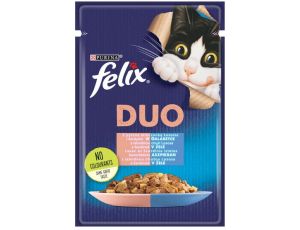 Felix Fantastic Duo sardynka/łosoś galaretka saszetka 85g