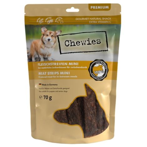 Chewies Meat Strips Mini Wołowina 70g