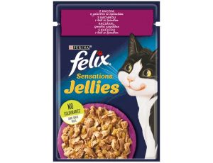 Felix Sensations Kaczka w galaretce ze szpinakiem saszetka 85g