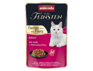 Animonda vom Feinsten Cat Adult Cielęcina + filet z kurczaka saszetka 85g