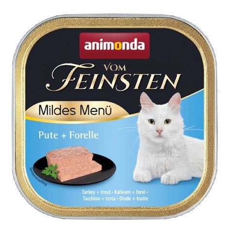 Animonda vom Feinsten Mildes Menu z Indykiem i Pstrągiem tacka 100g