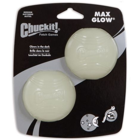 Chuckit! Max Glow Ball Medium 2pak [33067] - 2