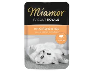 Miamor Ragout Royale Kitten z Drobiem w galaretce saszetka 100g - 2