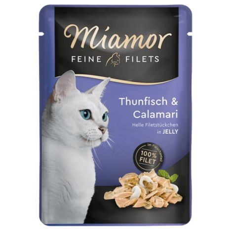 Miamor Feine Filets Tuńczyk & Kalmary saszetka 100g