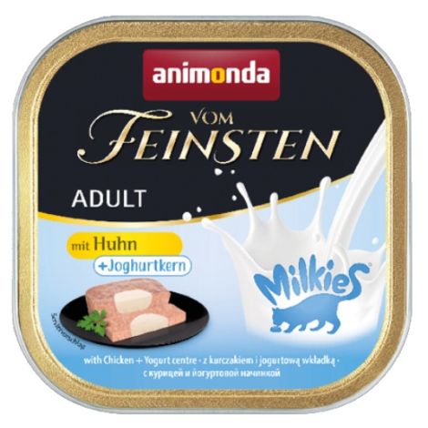 Animonda vom Feinsten Milkies Cat Kurczak + Jogurt tacka 100g