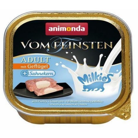 Animonda vom Feinsten Milkies Cat Drób + Sos kremowy tacka 100g - 2