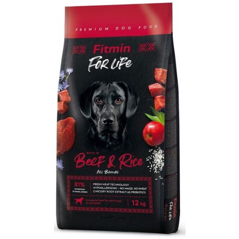 Fitmin Dog For Life Beef & Rice 12kg