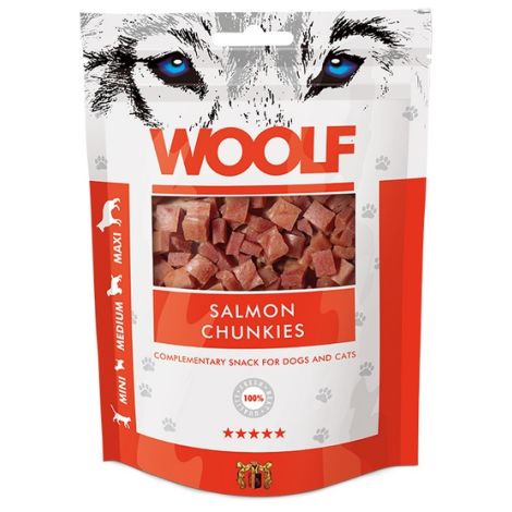 Woolf Soft Salmon Chunkies 100g - 2