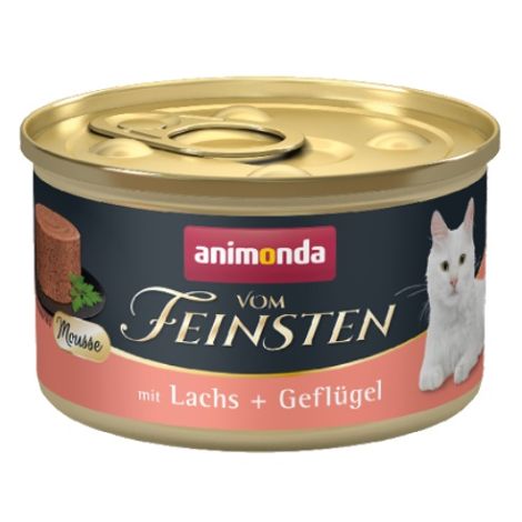 Animonda vom Feinsten Cat Adult Mus Łosoś + Drób puszka 85g