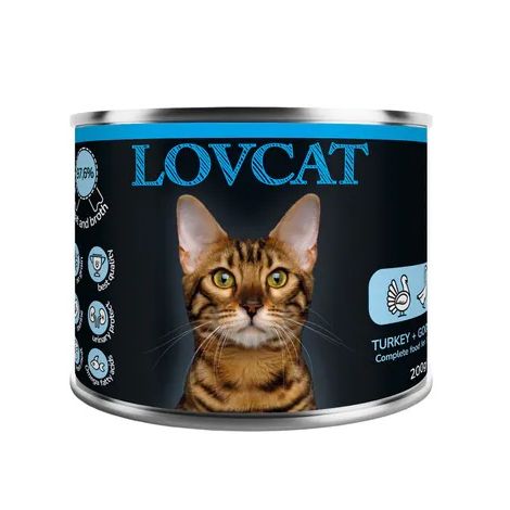 Lovcat Best Turkey & Goose puszka 200g