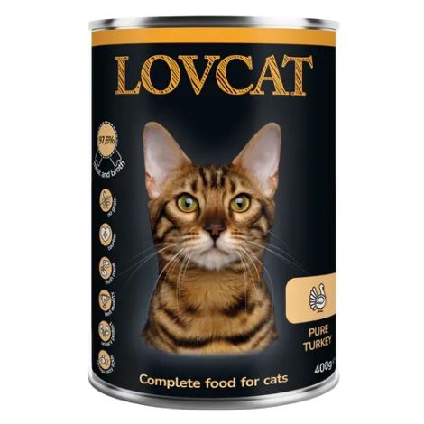 Lovcat Pure Turkey puszka 400g