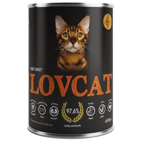 Lovcat Pure Turkey puszka 400g - 2