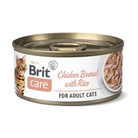 Brit Care Cat Chicken Breast & Rice puszka 70g