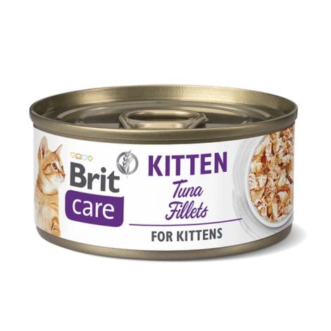 Brit Care Cat Kitten Tuna Fillets puszka 70g