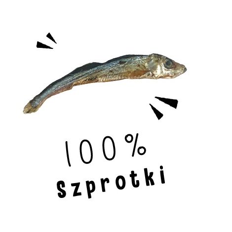 Paka Zwierzaka Szprotki 100% 60g - 4