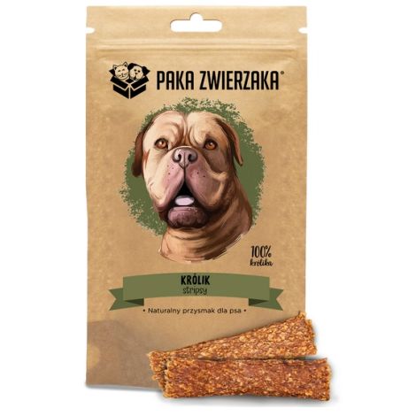 Paka Zwierzaka Stripsy Królik 100% 70g - 2