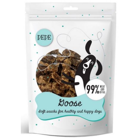 Paka Zwierzaka PEPE Mini Chunkies Goose (gęś) 70g