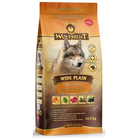 Wolfsblut Dog Wide Plain Large Breed - konina i bataty 12,5kg