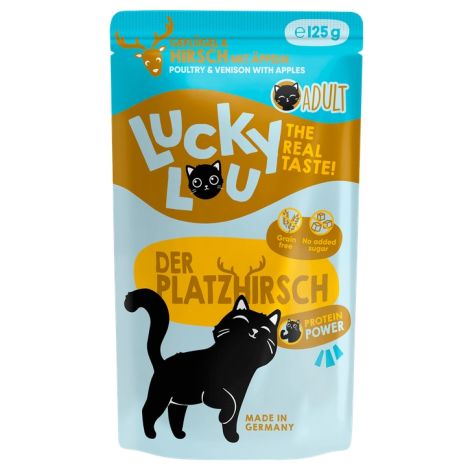 Lucky Lou Lifestage Adult Drób i jeleń saszetka 125g - 5