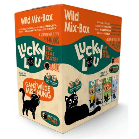 Lucky Lou Lifestage Adult Wild Mix-Box saszetki 6x125g - 4