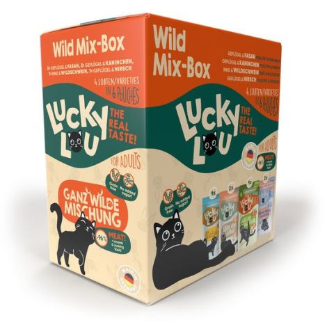 Lucky Lou Lifestage Adult Wild Mix-Box saszetki 6x125g