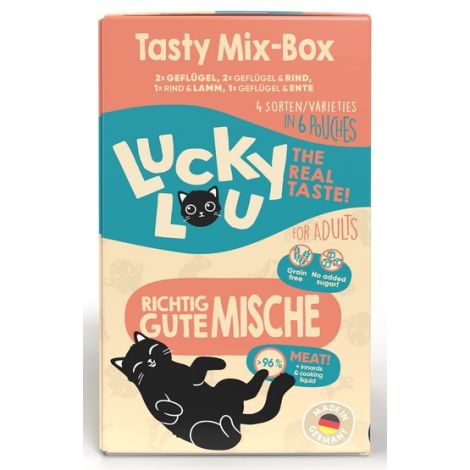 Lucky Lou Lifestage Adult Tasty Mix-Box saszetki 6x125g - 2