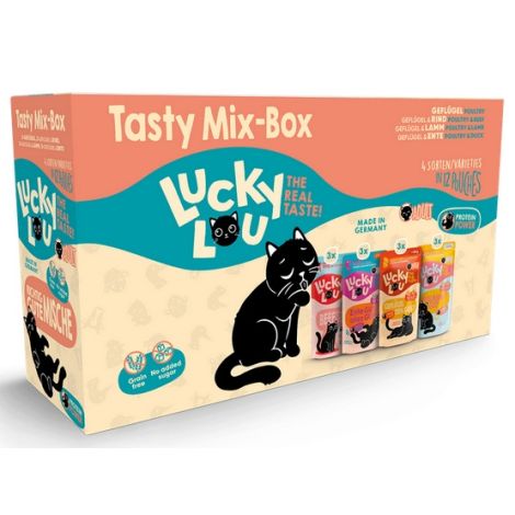 Lucky Lou Lifestage Adult Tasty Mix-Box saszetki 12x125g - 3