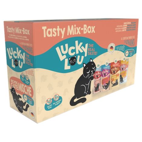 Lucky Lou Lifestage Adult Tasty Mix-Box saszetki 12x125g