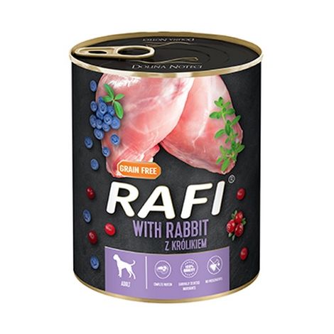 Rafi Pies Królik puszka 800g