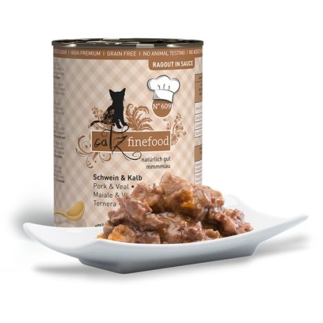 Catz Finefood Ragout N.609 Wieprzowina i Cielęcina puszka 380g - 2